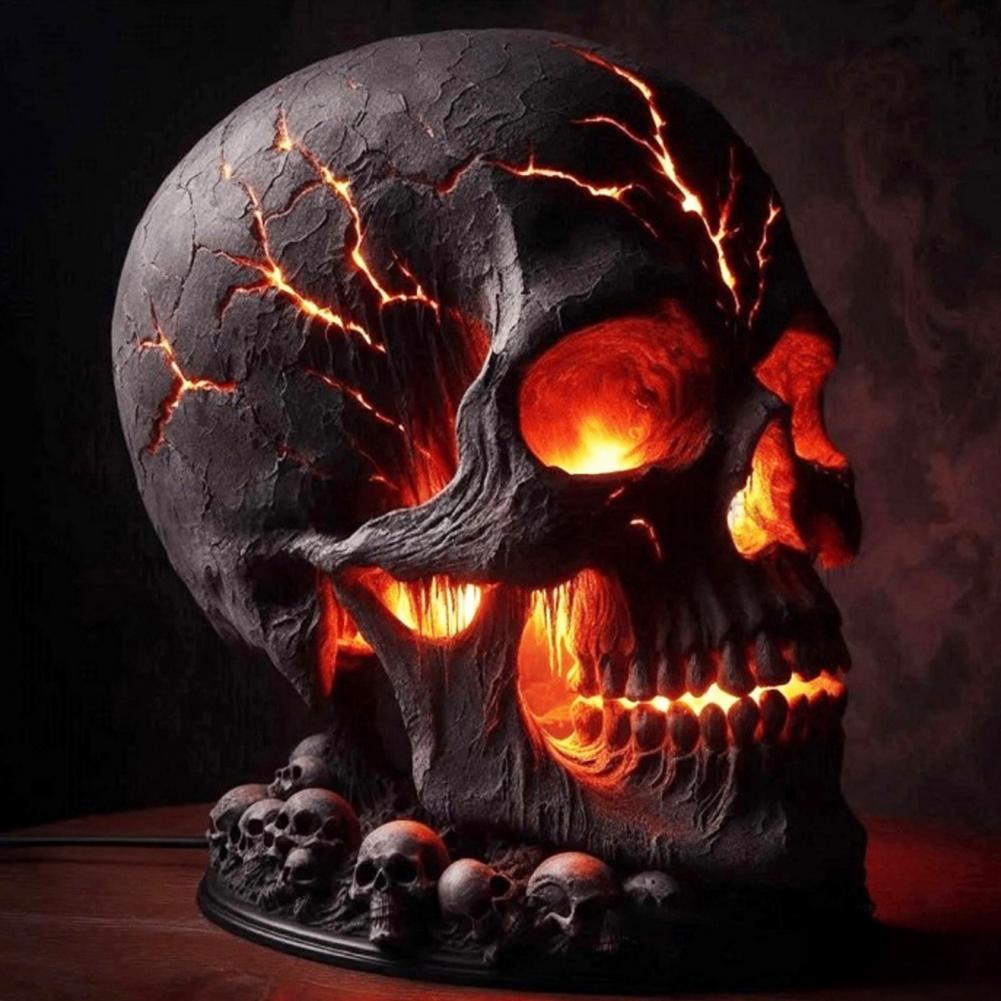 GrimGlow™ Skull Lamp