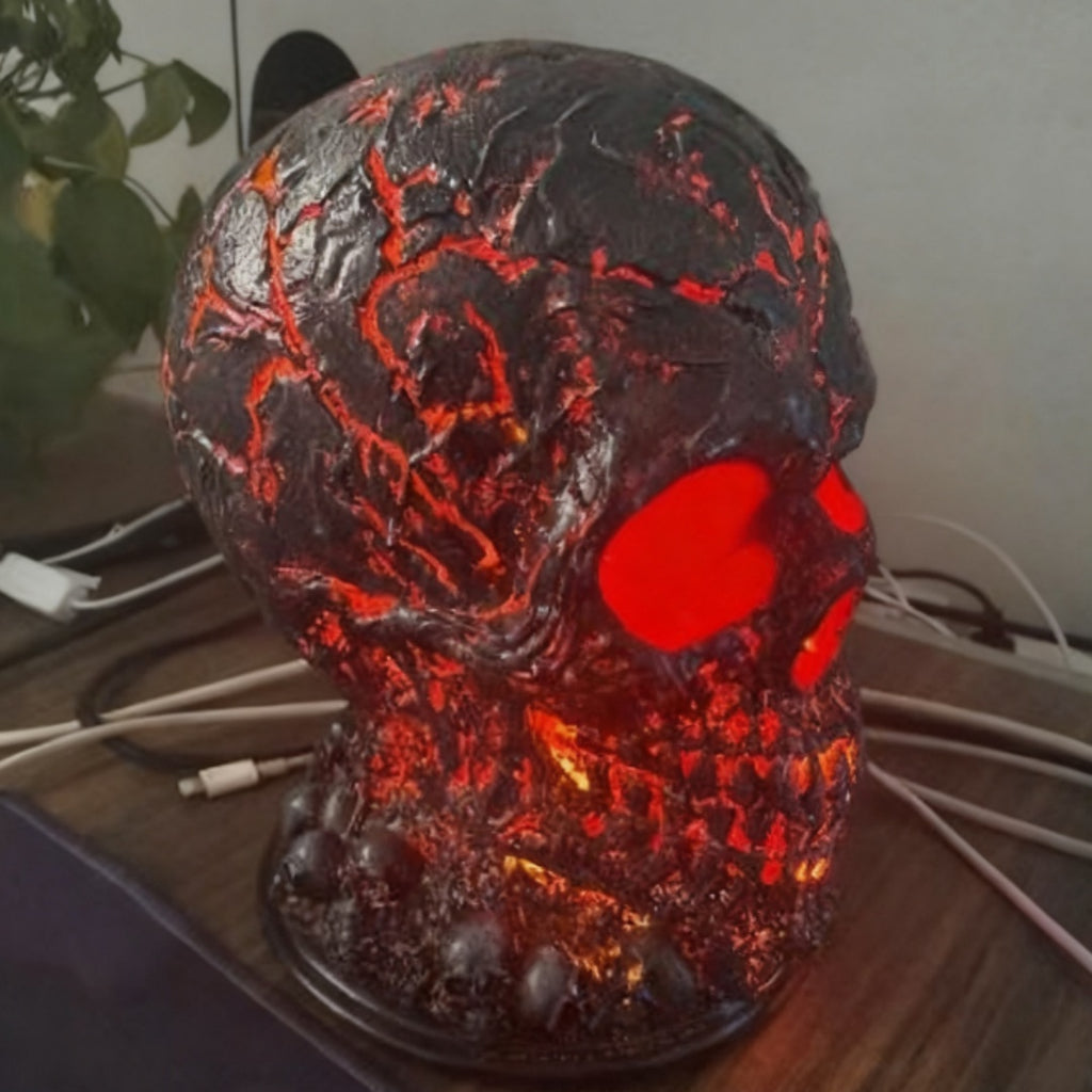 GrimGlow™ Skull Lamp
